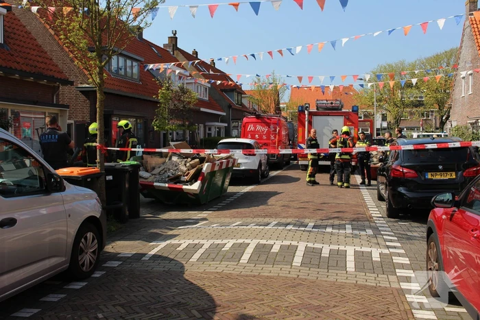 Straat afgesloten na gaslekkage