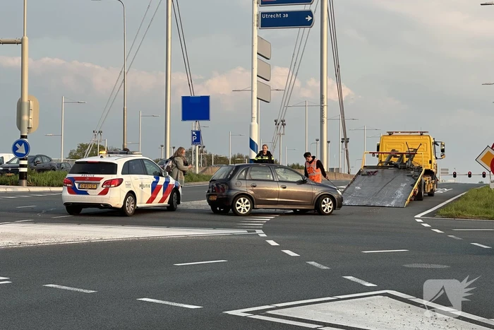 Botsing tussen twee voertuigen op kruising