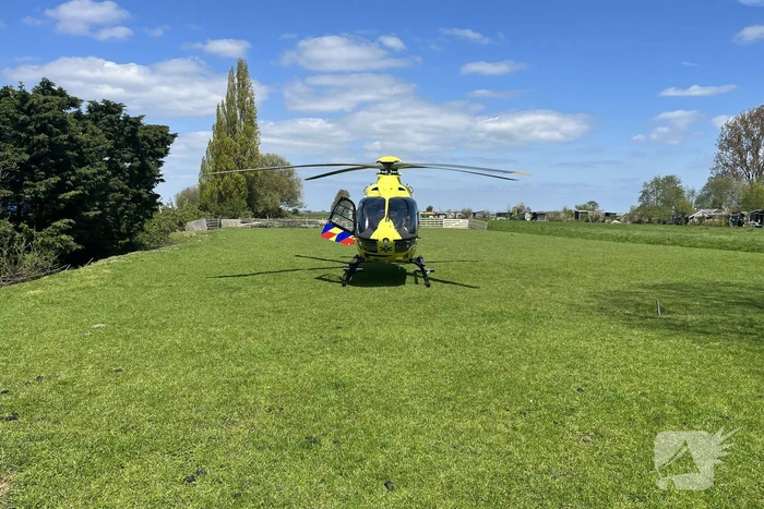 Traumahelikopter landt voor incident