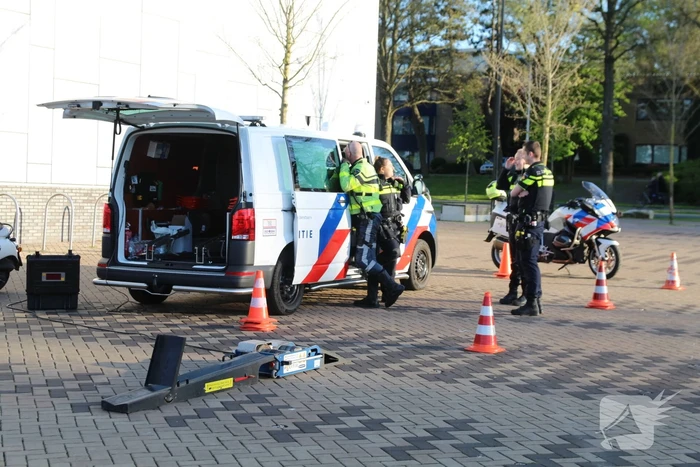 Scooter gecontroleerd op rollerbank