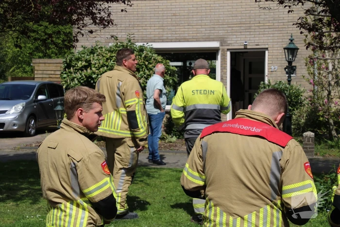 De brand in de meterkast was snel onder controle