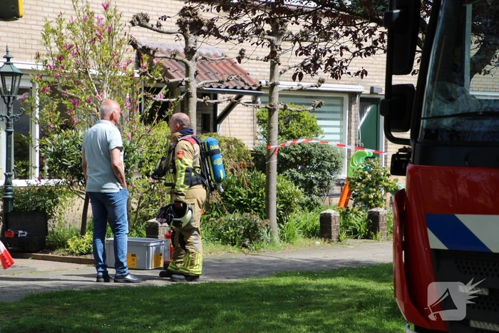 De brand in de meterkast was snel onder controle