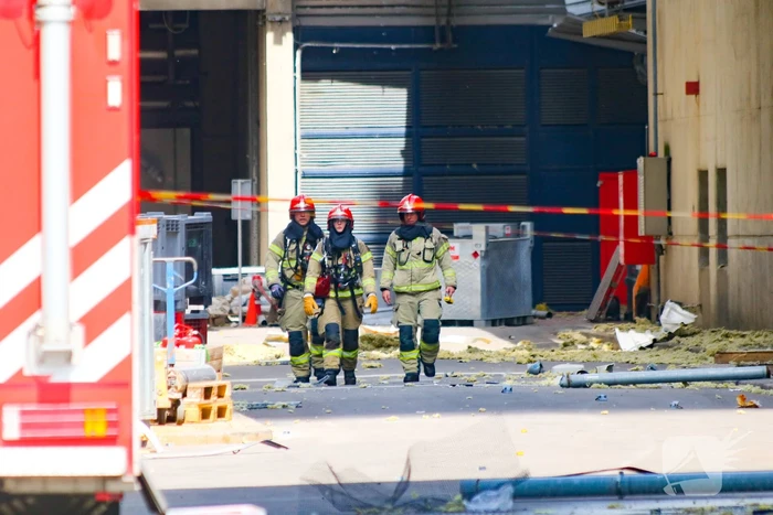 Bedrijf ontruimd na explosie
