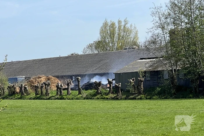 Veel rook bij uitslaande brand