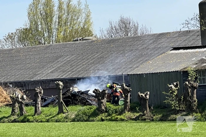 Veel rook bij uitslaande brand