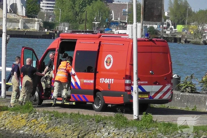 Zoektocht naar persoon te water