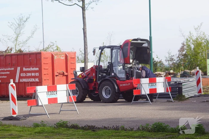 Aanleg padelbanen Tennisvereniging De Eemslag van start gegaan
