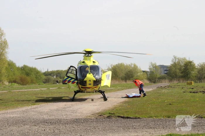 Landing traumahelikopter trekt veel bekijks
