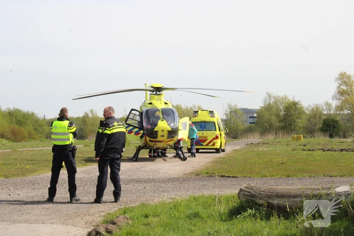 Landing traumahelikopter trekt veel bekijks