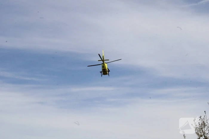 Landing traumahelikopter trekt veel bekijks