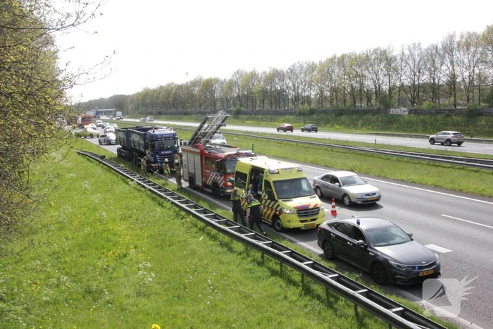 Persoon gewond bij ongeval op snelweg