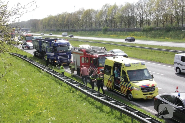 Persoon gewond bij ongeval op snelweg
