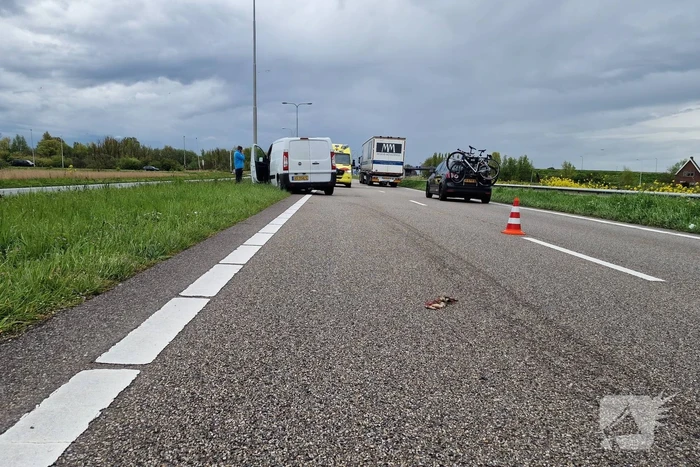 Eendje doodgereden bij aanrijding