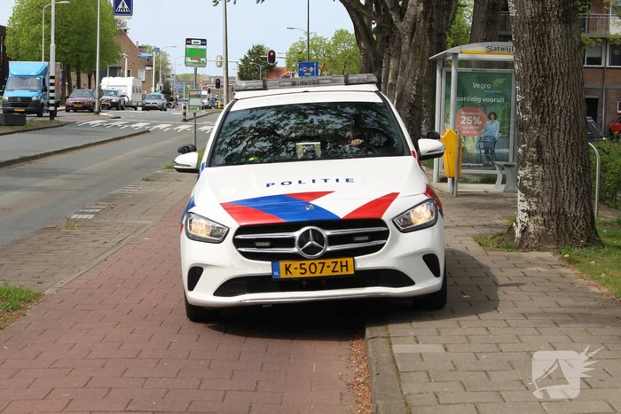 Twee voertuigen betrokken bij kop-staart botsing