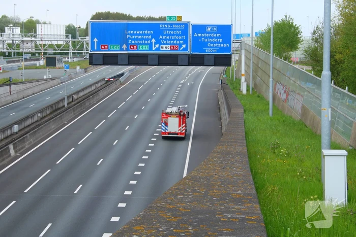Coentunnel richting Zaanstad dicht