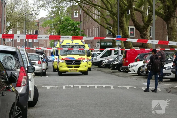 Straat afgezet na schietpartij