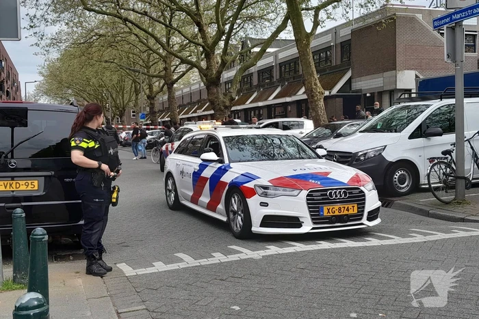 Straat afgezet na schietpartij