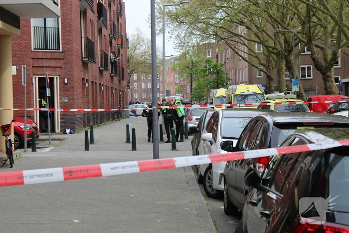 Straat afgezet na schietpartij