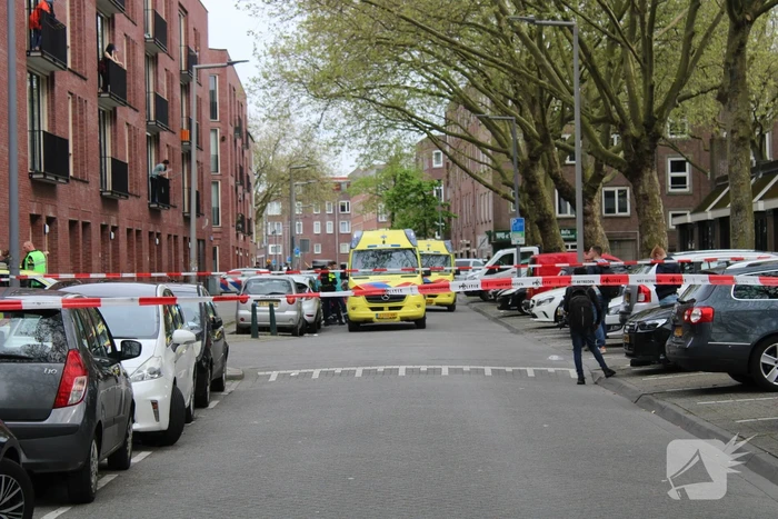 Straat afgezet na schietpartij