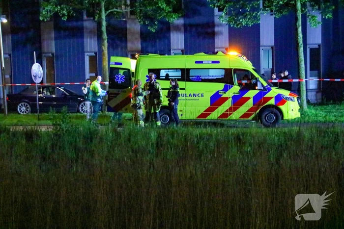 Voertuig te water na aanrijding
