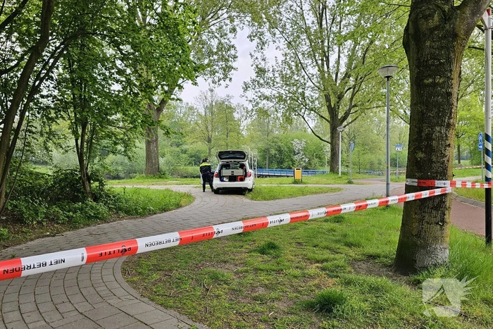 Stroombergvijver Afgezet door politie
