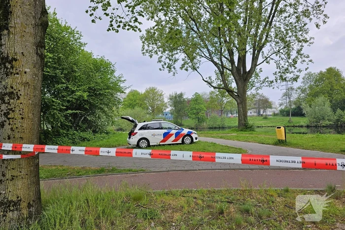 Stroombergvijver Afgezet door politie
