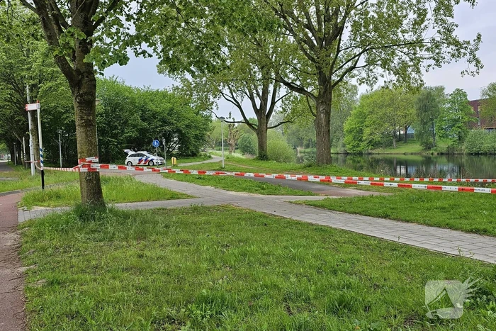Stroombergvijver Afgezet door politie