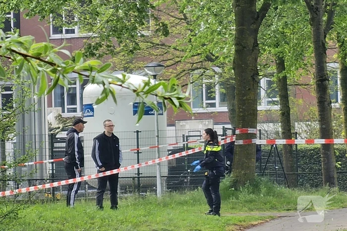 Stroombergvijver Afgezet door politie