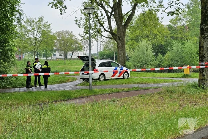 Stroombergvijver Afgezet door politie