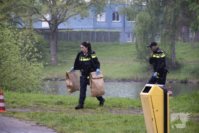 Stroombergvijver Afgezet door politie