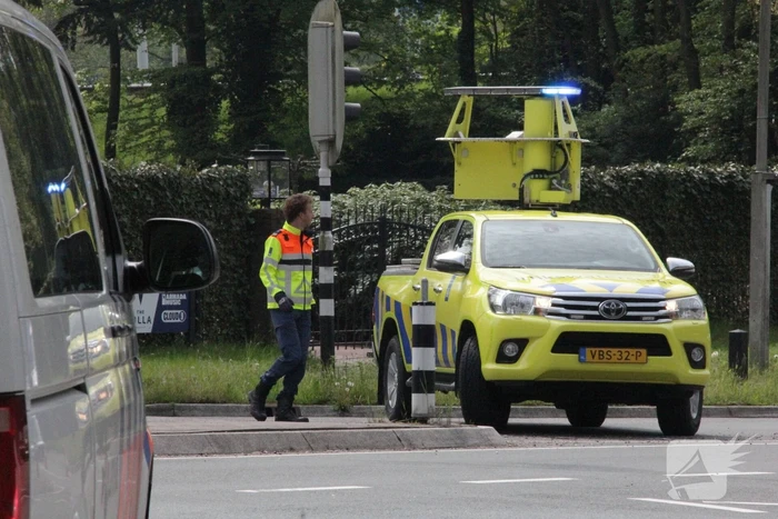 Snelweg afgesloten na gekantelde caravan