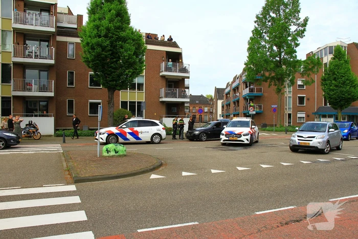 Schade na botsing op kruising