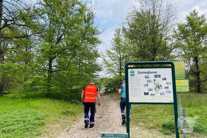 Traumahelikopter landt bij Zonnegloren