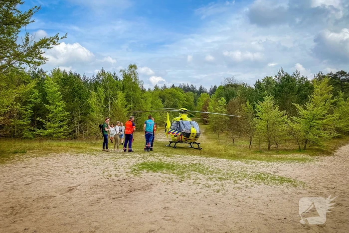Traumahelikopter landt bij Zonnegloren