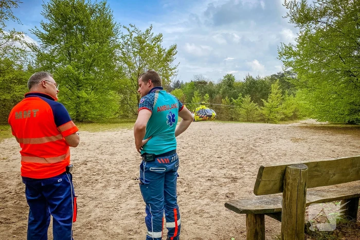 Traumahelikopter landt bij Zonnegloren