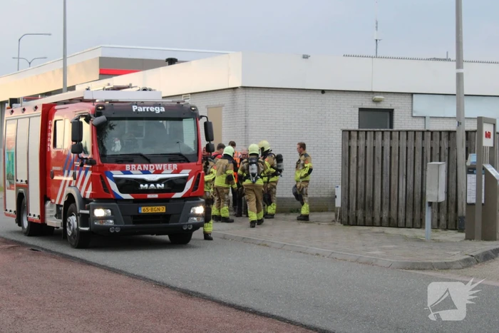 Lekkende LPG installatie bij tankstation