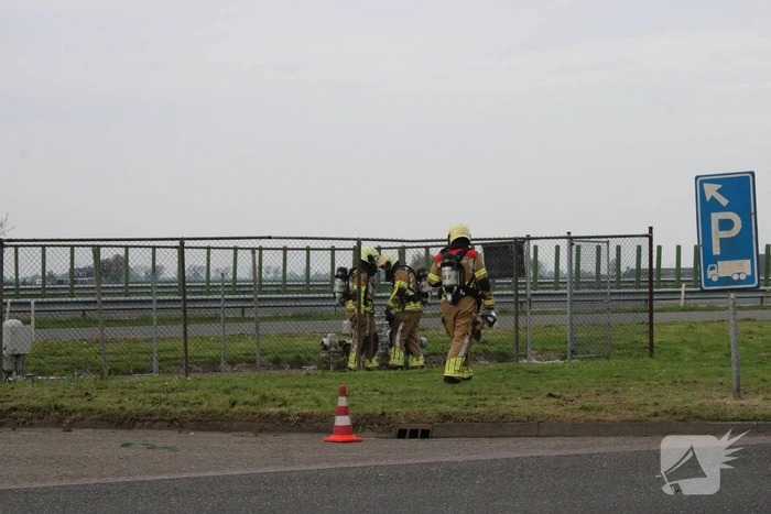 Lekkende LPG installatie bij tankstation