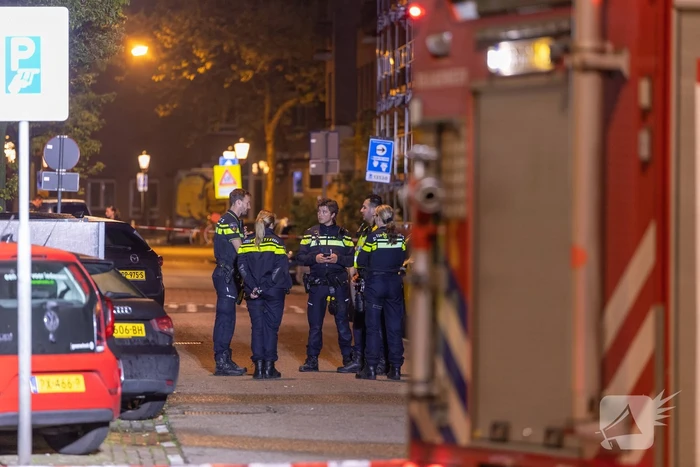 Brand na mogelijk vuurwerkbom