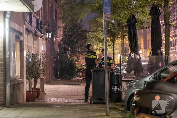 Brand na mogelijk vuurwerkbom