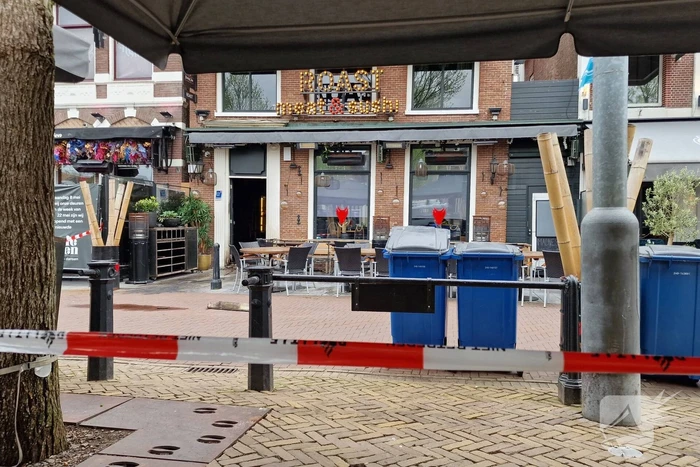 Brandbom tegen horecagelegenheid gegooid