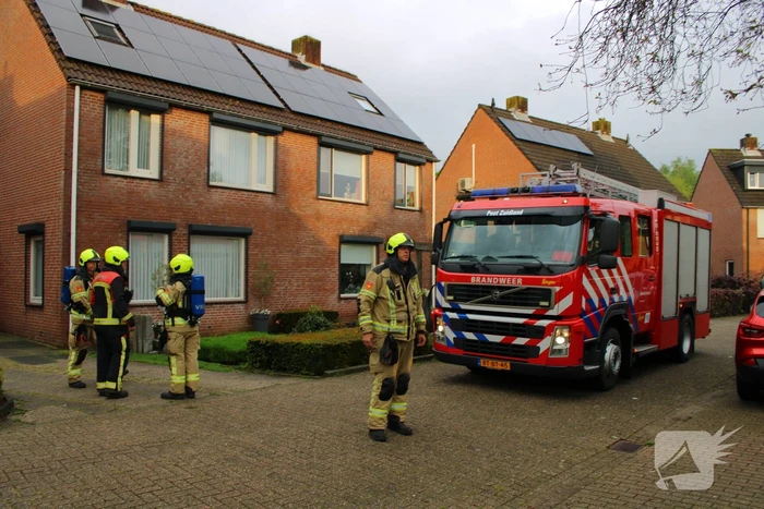 Brand in schoorsteen snel gedoofd