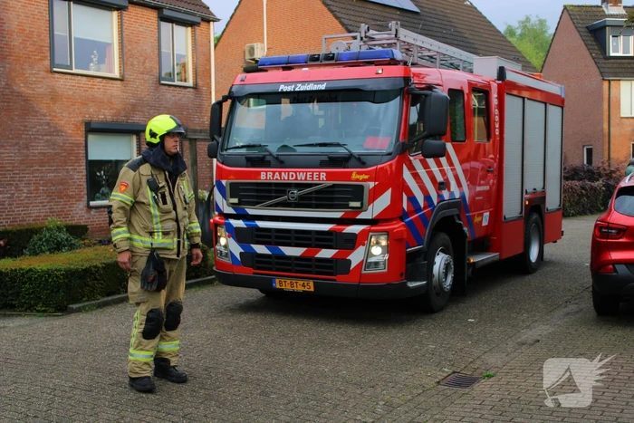 Brand in schoorsteen snel gedoofd