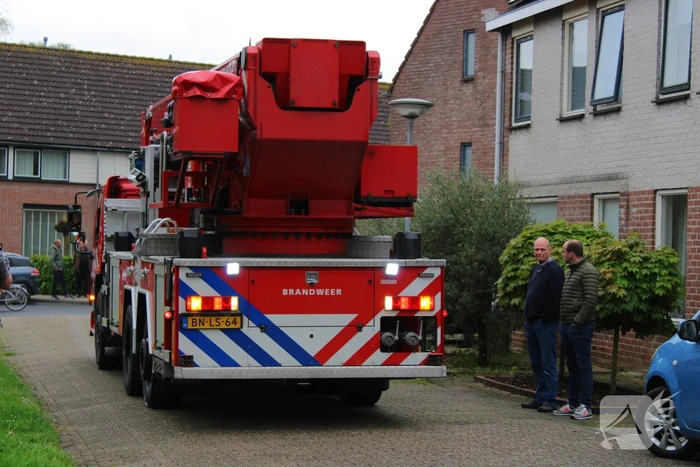 Brand in schoorsteen snel gedoofd