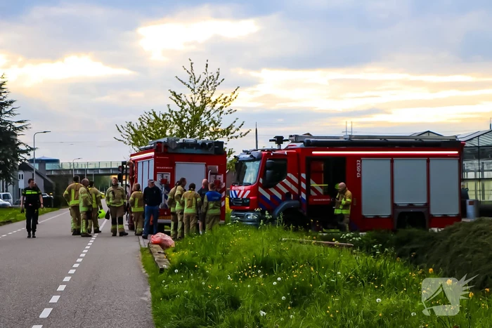 Grote rookwolken bij zeer grote industriebrand