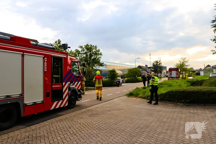 Grote rookwolken bij zeer grote industriebrand
