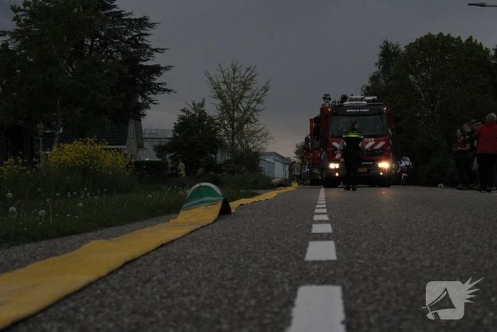 Grote rookwolken bij zeer grote industriebrand