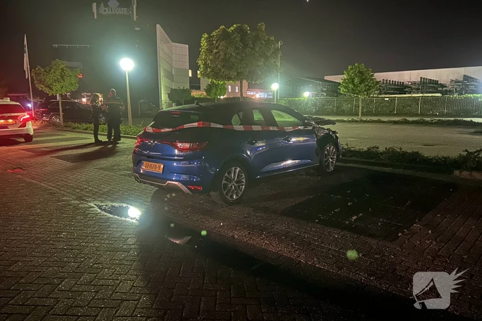 Brand in auto snel geblust
