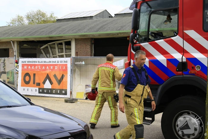 Werkzaamheden verstoord door gaslek