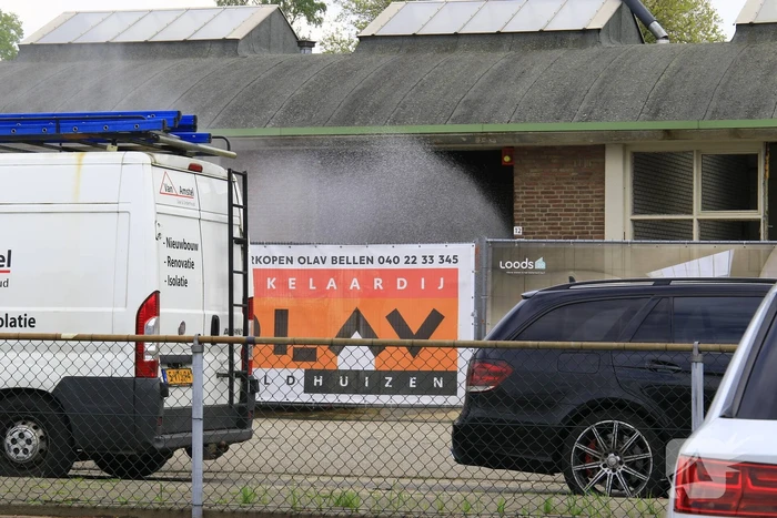 Werkzaamheden verstoord door gaslek