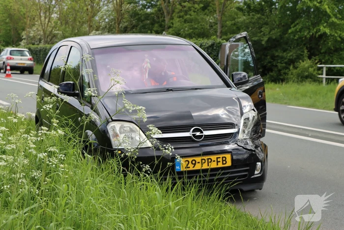 Kop-staartbotsing leidt tot gewonde